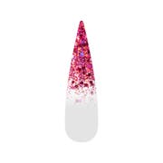 OGL07 Fuchsia Pink Ombre Glitter Nail Art
