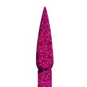 FGL10 Magenta French Glitter Nail Art