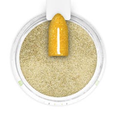 Yellow Glitter Dipping Powder - CC08 Yellow Polka Dot Makini