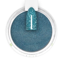 Blue, Turquoise Glitter, Sheer Dipping Powder - CC30 Mi Chalet