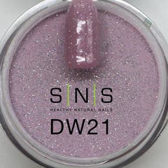 Purple Glitter Dipping Powder - DW21 Mackinac Island