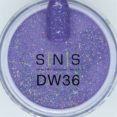 Purple Glitter Dipping Powder - DW36 Vegas, Baby