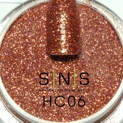 Brown Glitter Dipping Powder - HC06 Quietly Into The Night