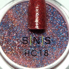 Red Glitter Dipping Powder - HC18 Hey, How You Doing