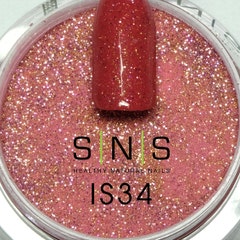 Red Glitter Dipping Powder - IS34 Lip Smacker