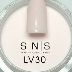 White, Nude Cream Dipping Powder - LV30 Les Mis