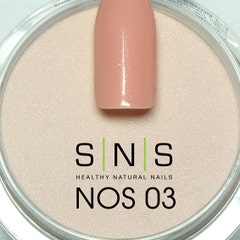 Nude, Peach Shimmer Dipping Powder - NOS03 Misty Funk