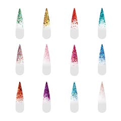 Ombre Glitter Nail Art Master Set (All 12 colors!)