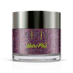 Purple Glitter Dipping Powder - AN19 Sugared Aubergine