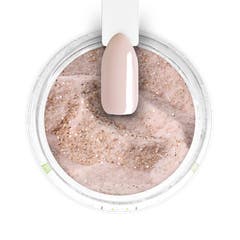 Nude, Pink Glitter Dipping Powder - Rose Garland - 0.5oz