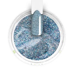 Blue, Metallic Glitter Dipping Powder - Baltoro Glacier - 0.5oz  (DIY)
