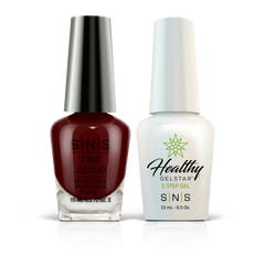 Burgundy Wine Cream Gel & Nail Lacquer Combo - CY02 Red River