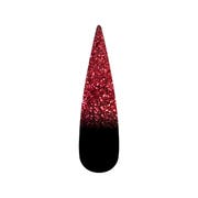 FGL03 Red French Glitter Nail Art