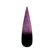 FGL06 Purple French Glitter Nail Art