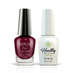 Wine Shimmer Gel & Nail Lacquer Combo - NV15 Lively Cab